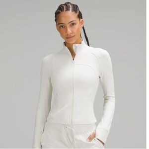 Lululemon Cropped Define Jacket Nulu in Bone Sz 14